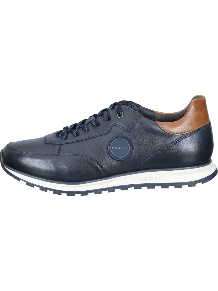 Bugatti Denim Schnürschuhe in blau günstig kaufen