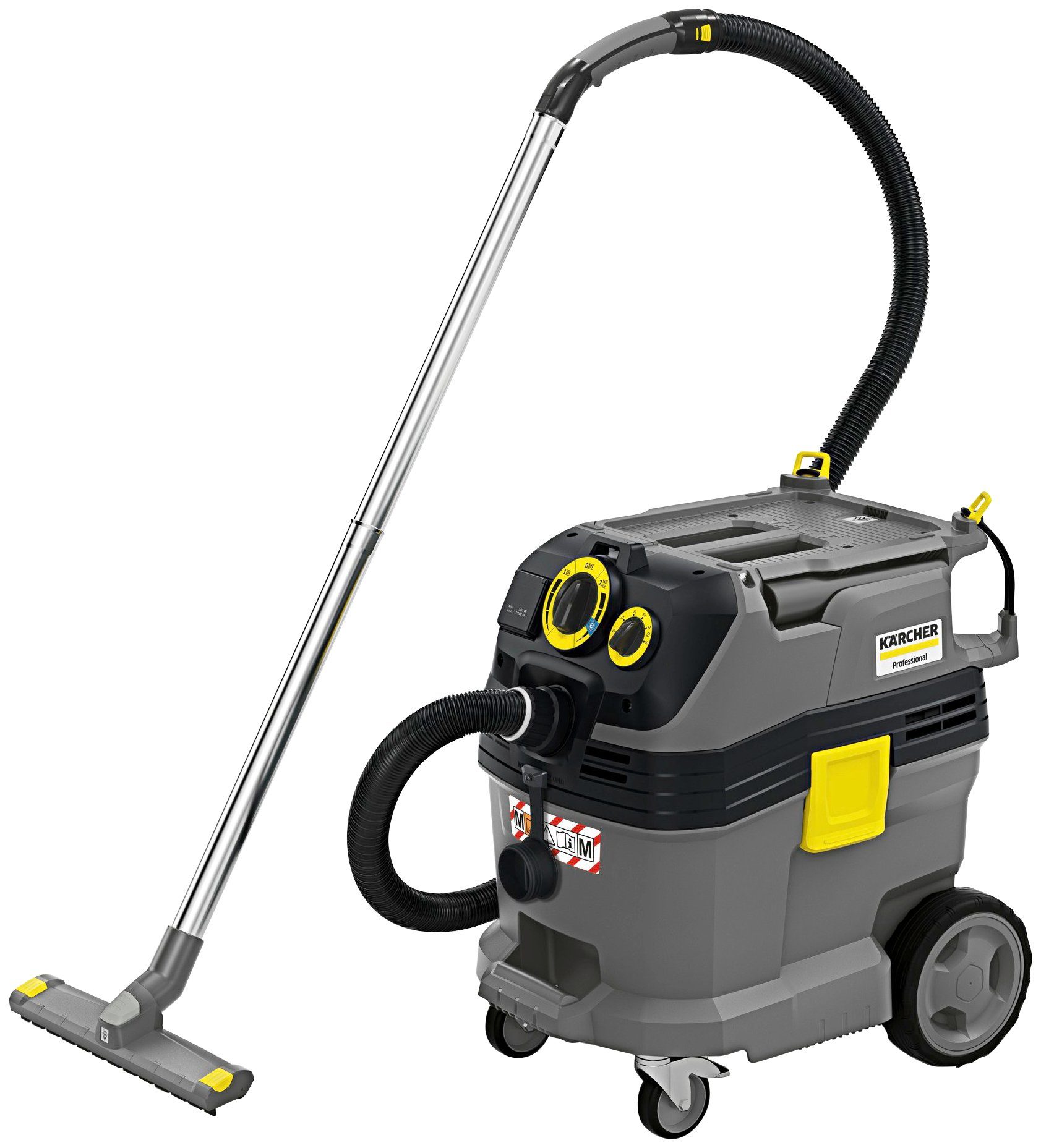 Kärcher Professional Nass-Trocken-Sauger NT 30/1 Tact Te M, 1380 W, mit Beutel, Sicherheitssauger BG-Bau förderfähig, 1380 Watt