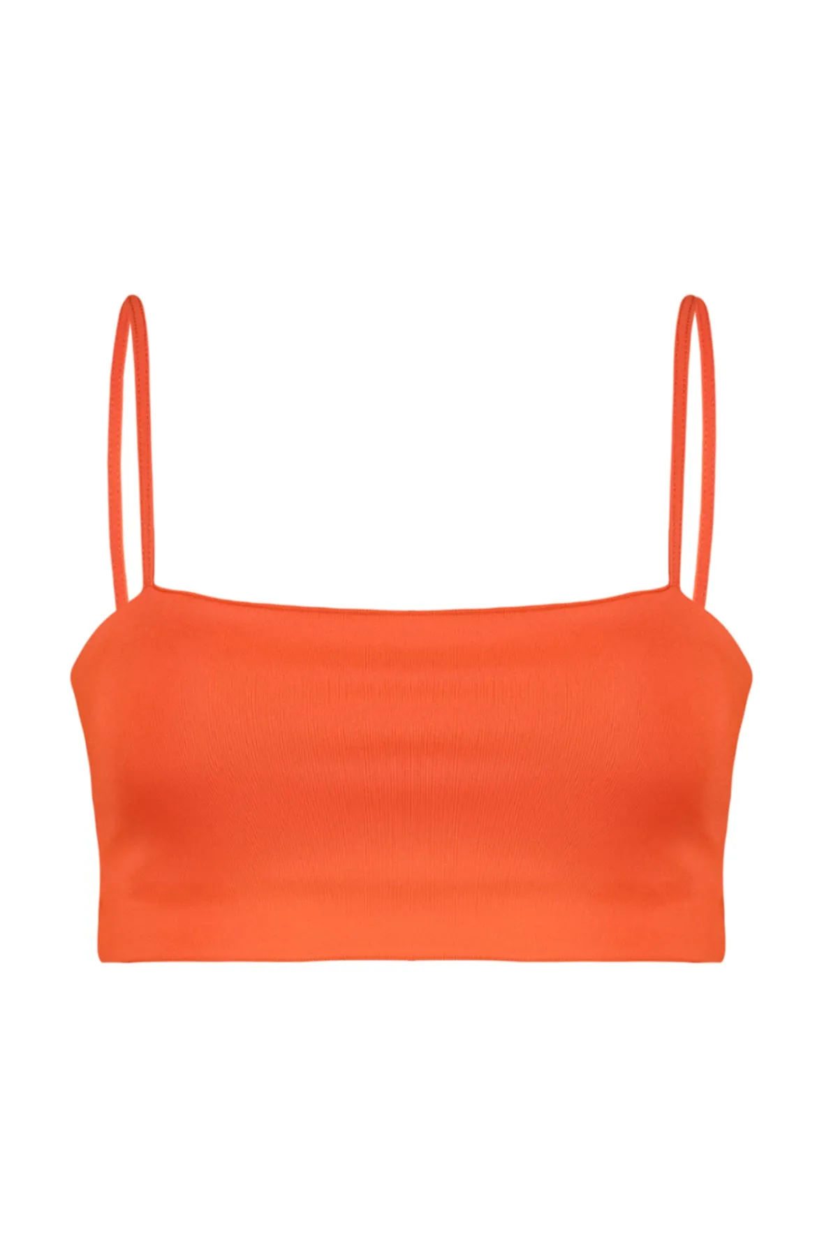 Trendyol Collection  Granatapfelblüte - Mittlerer Sport-BH aus Strick mit Stütz-/Styling-Kordelträgern THMSS23SS00024