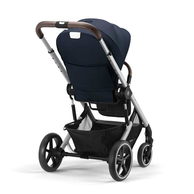 Poussette citadine Balios S lux ocean blue chassis silver Cybex