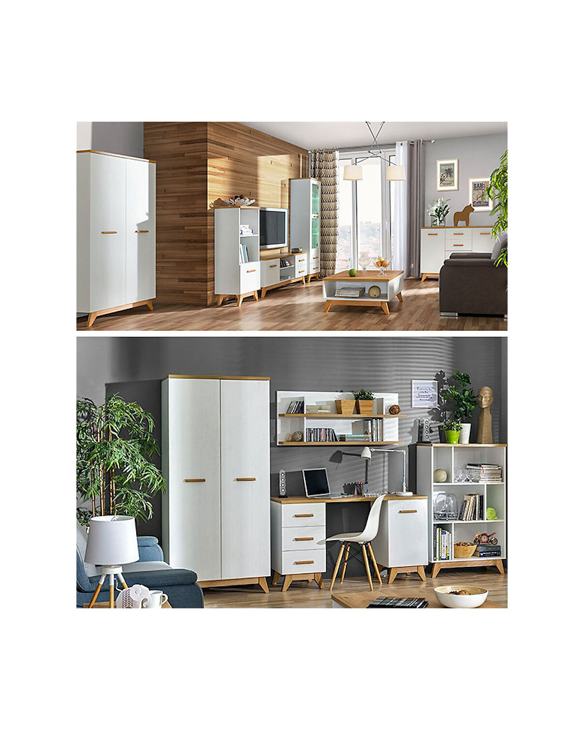 Stauraumschrank Kleiderschrank Seven 45x52x185cm 1-türig