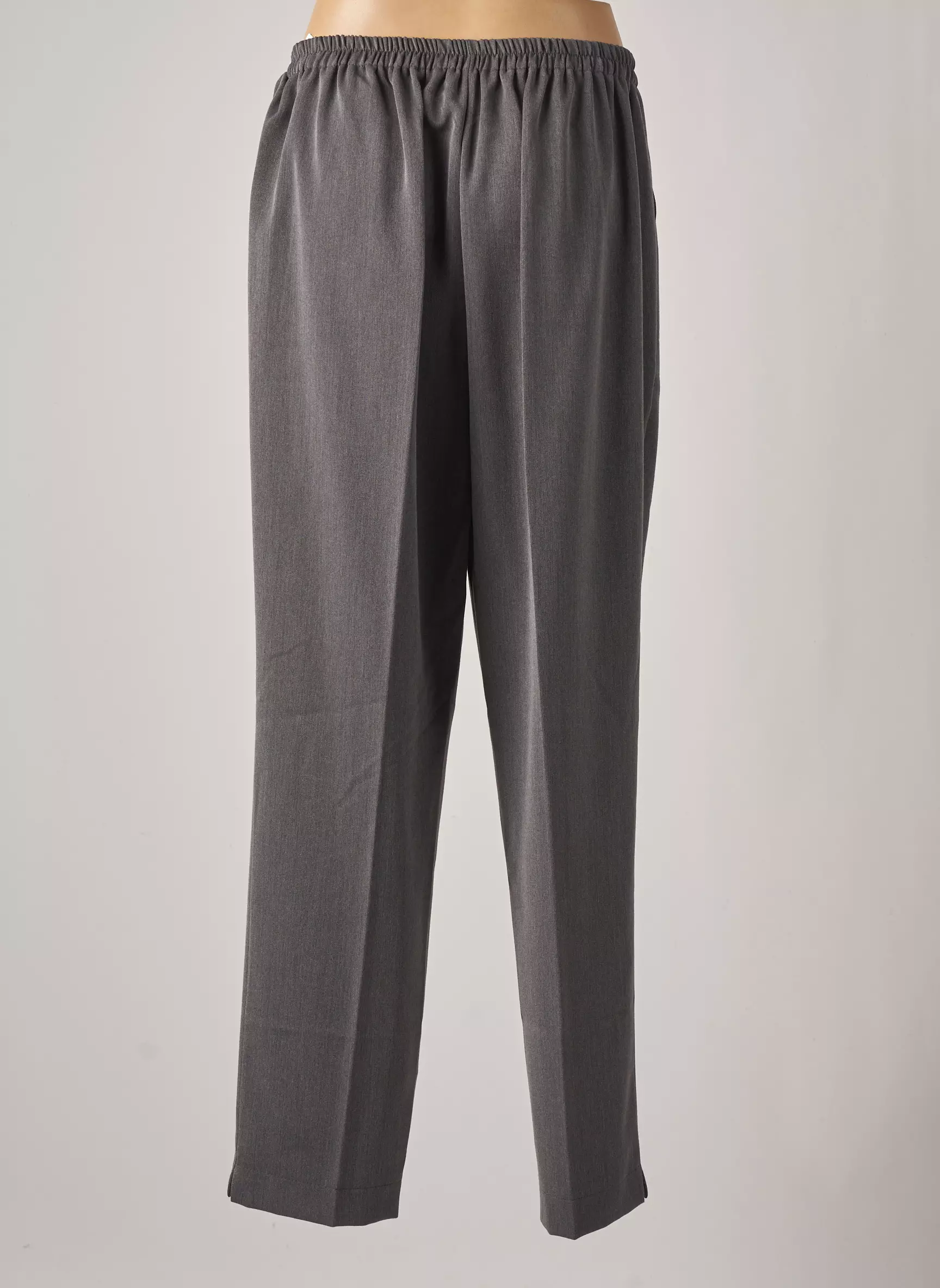 Gevana Pantalons Droits Femme couleur gris