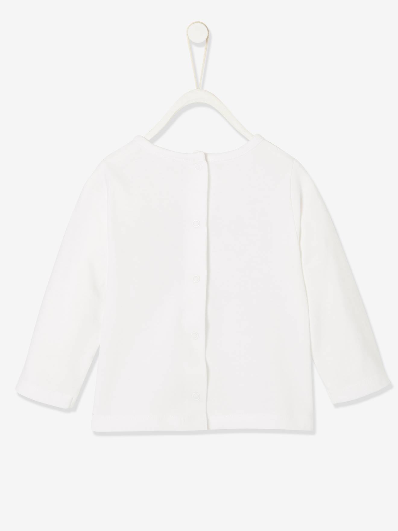 Vertbaudet Baby Shirt mit Aufschrift Oeko-Tex - pfauenblau