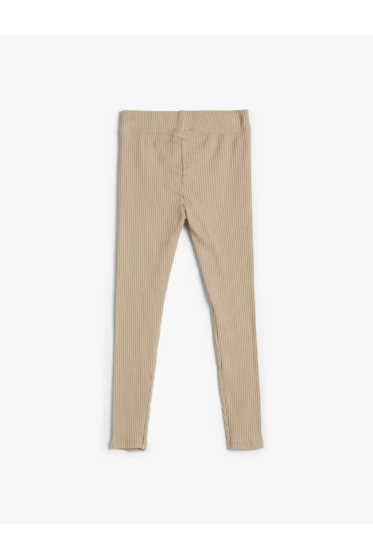 Koton  Basic-Leggings mit elastischem Bund aus gerippter Baumwolle