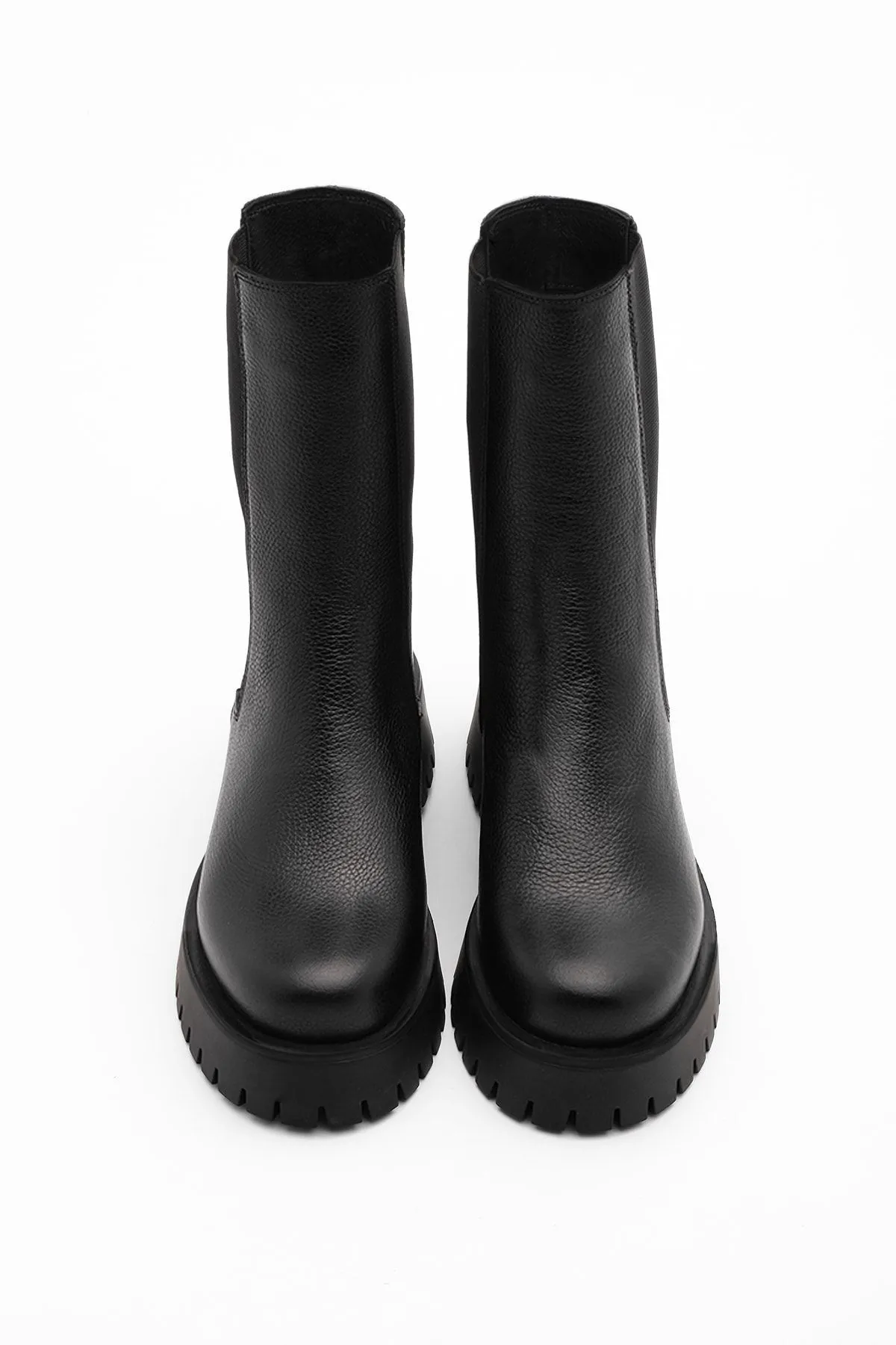 Marjin  Stiefelette - Schwarz - Flacher Absatz