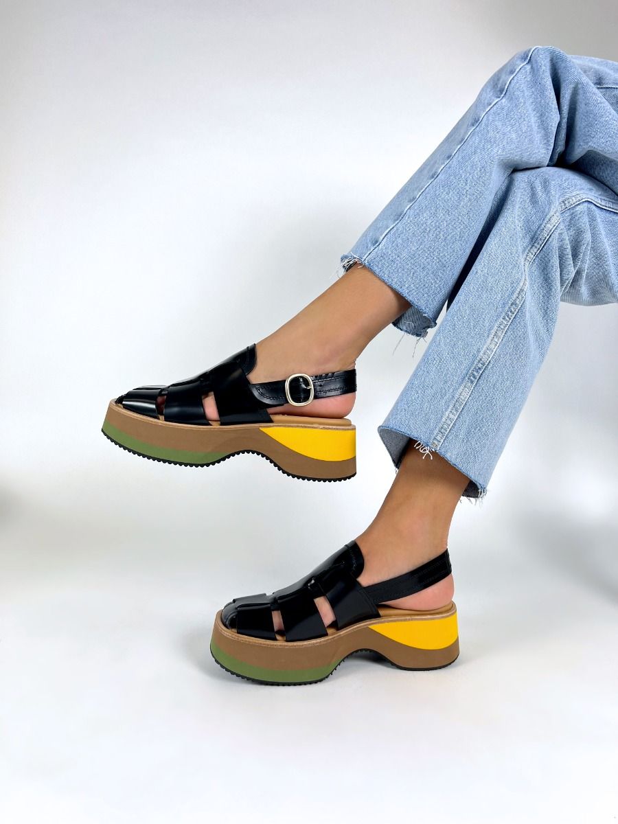 Pertini  231W32339 - Noir Vert Jaune