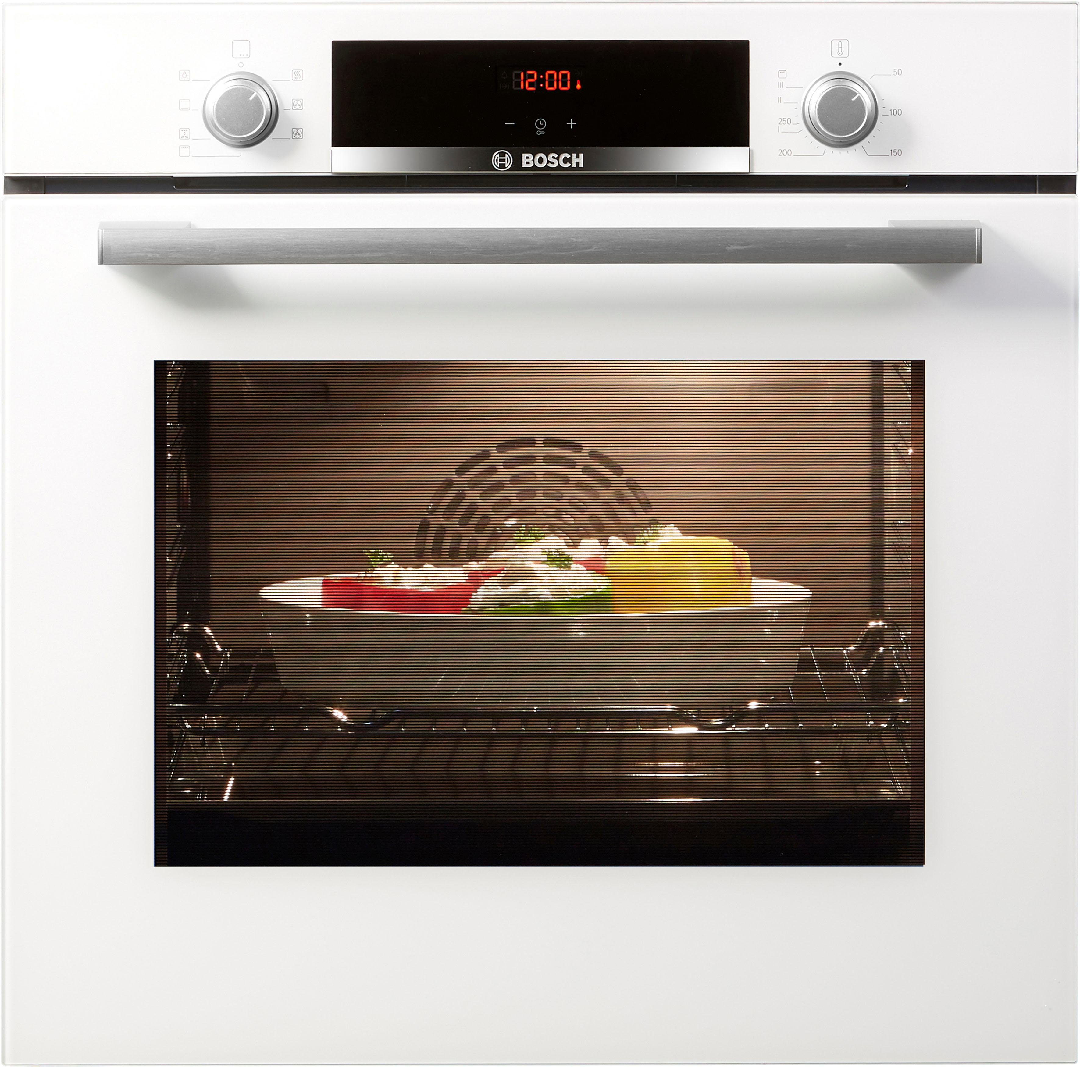 BOSCH Einbaubackofen 4 HBA533BW1, mit Teleskopauszug nachrüstbar, ecoClean Direct