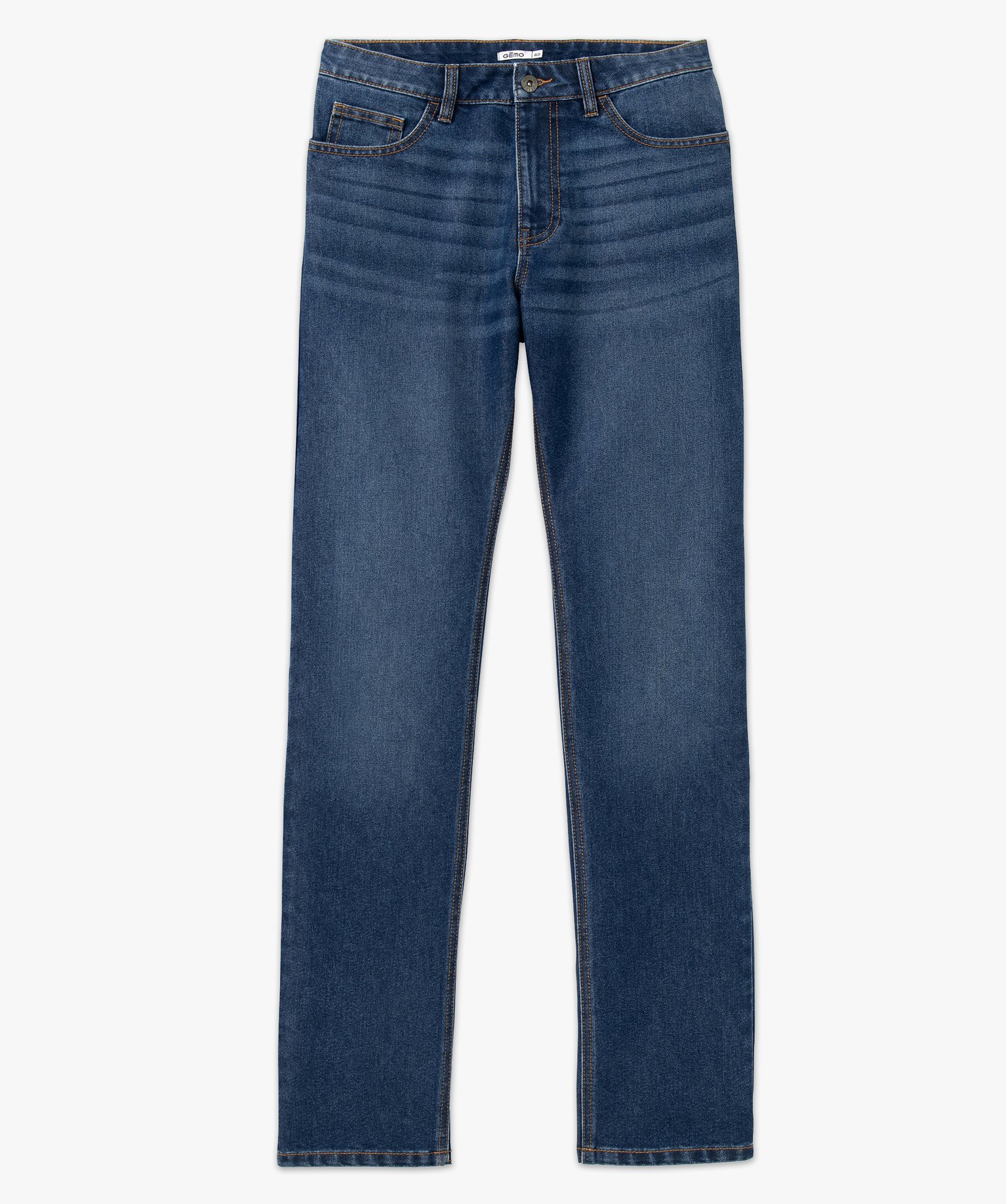 Jean homme écoresponsable coupe slim noir | GEMO