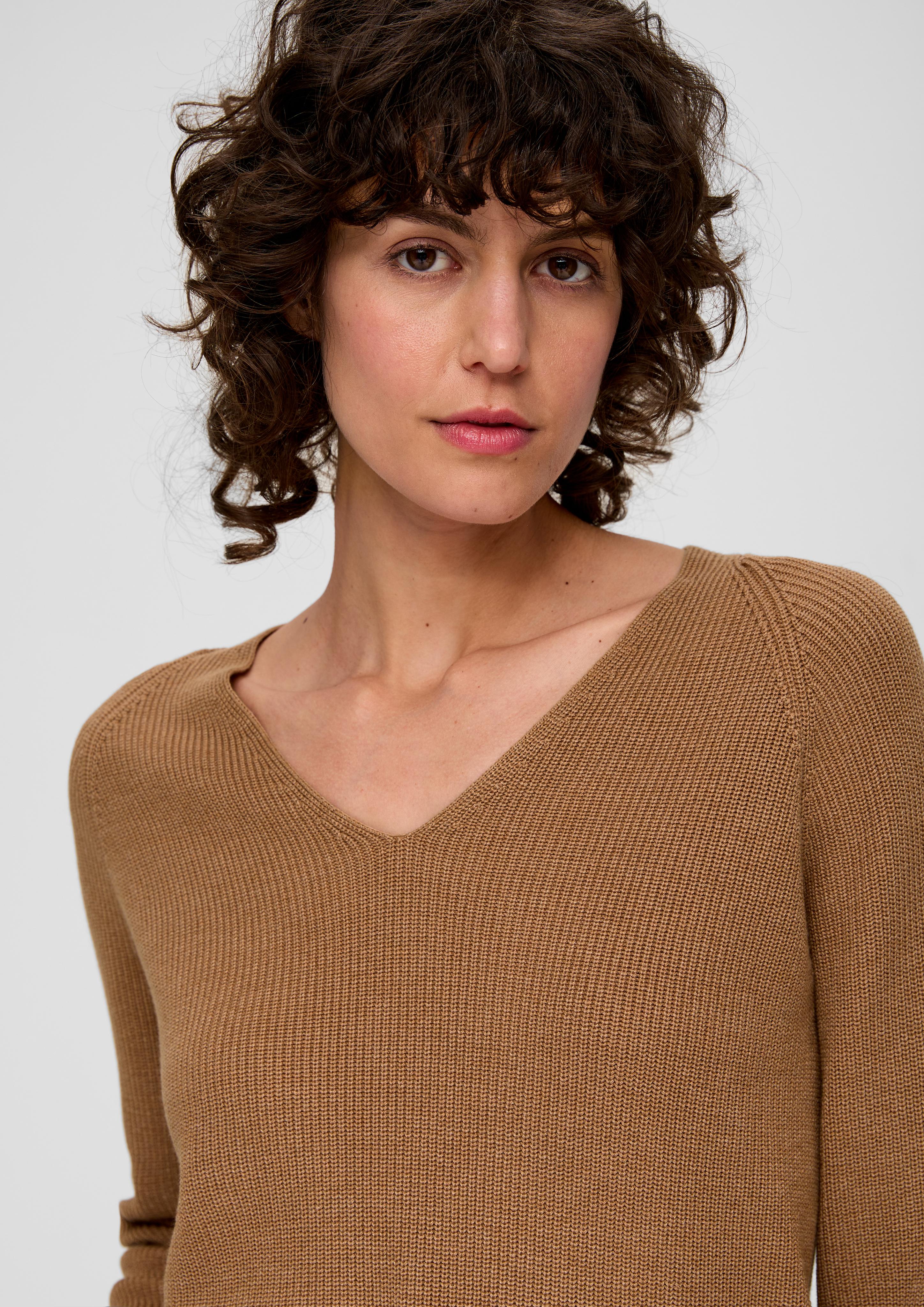 Strickpullover mit Raglanärmeln  2133060-84W5