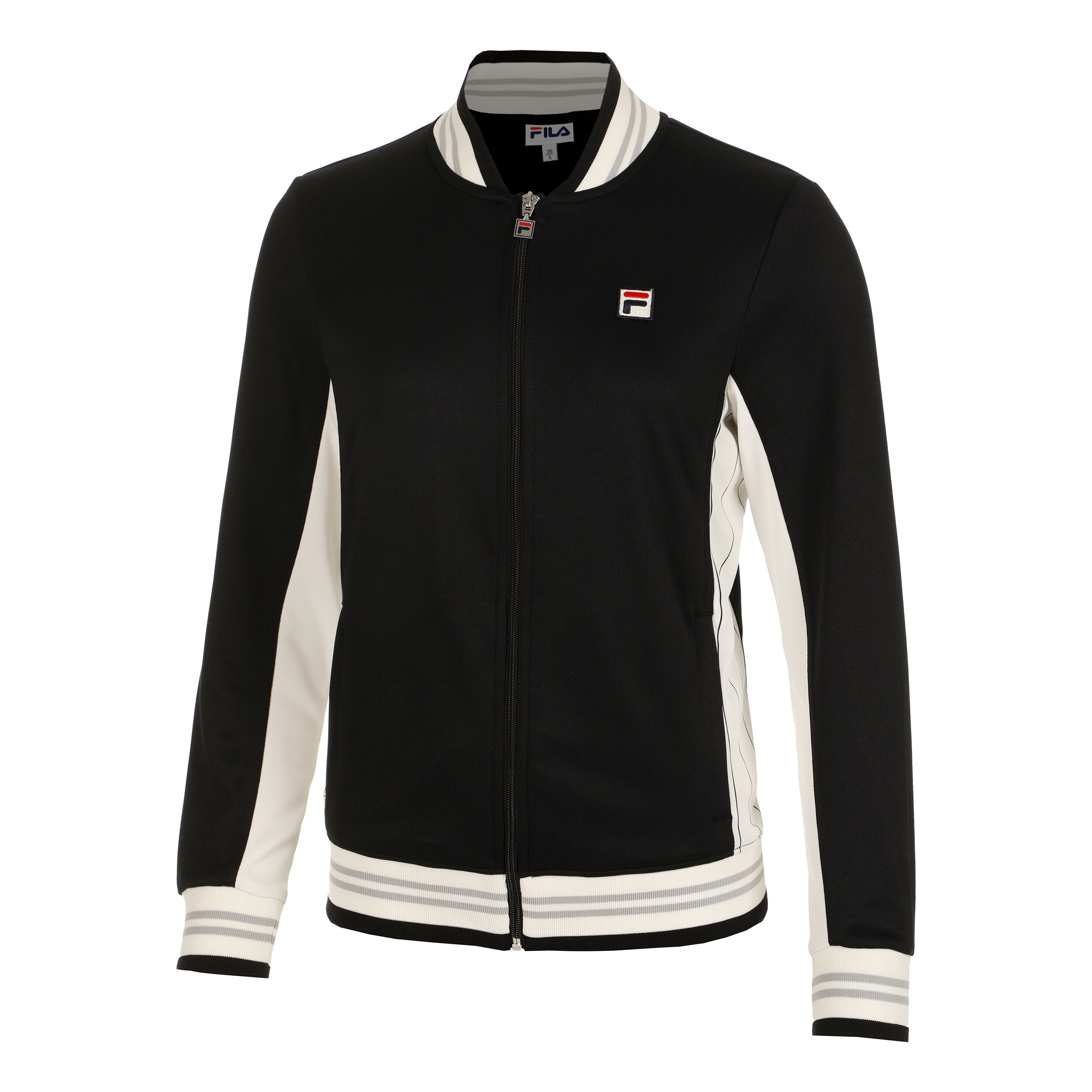 Romy Trainingsjacke Damen - Schwarz, Weiß