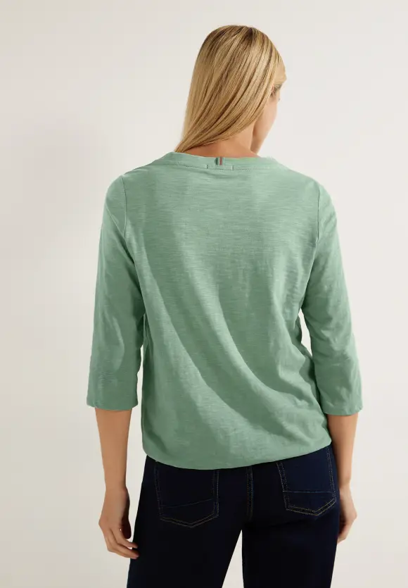 CECIL Shirt mit U-Bootausschnitt