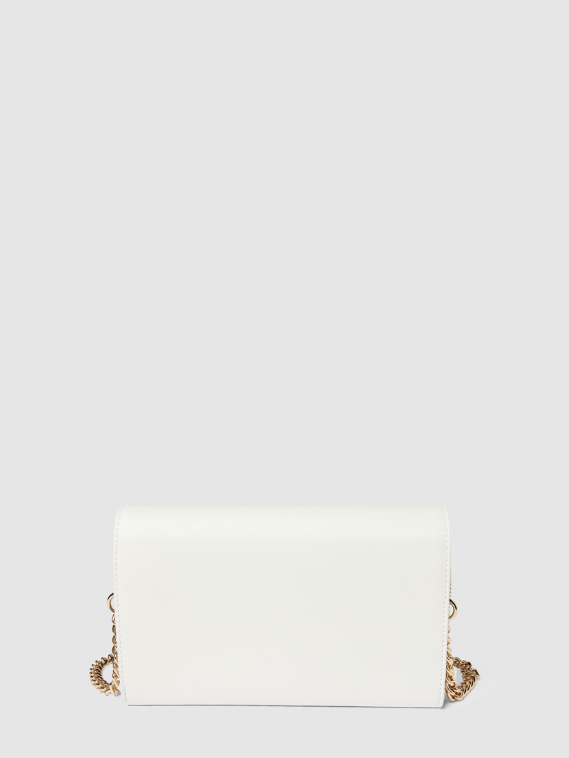 Handtasche mit Label-Detail Modell 'ZERO' in weiß