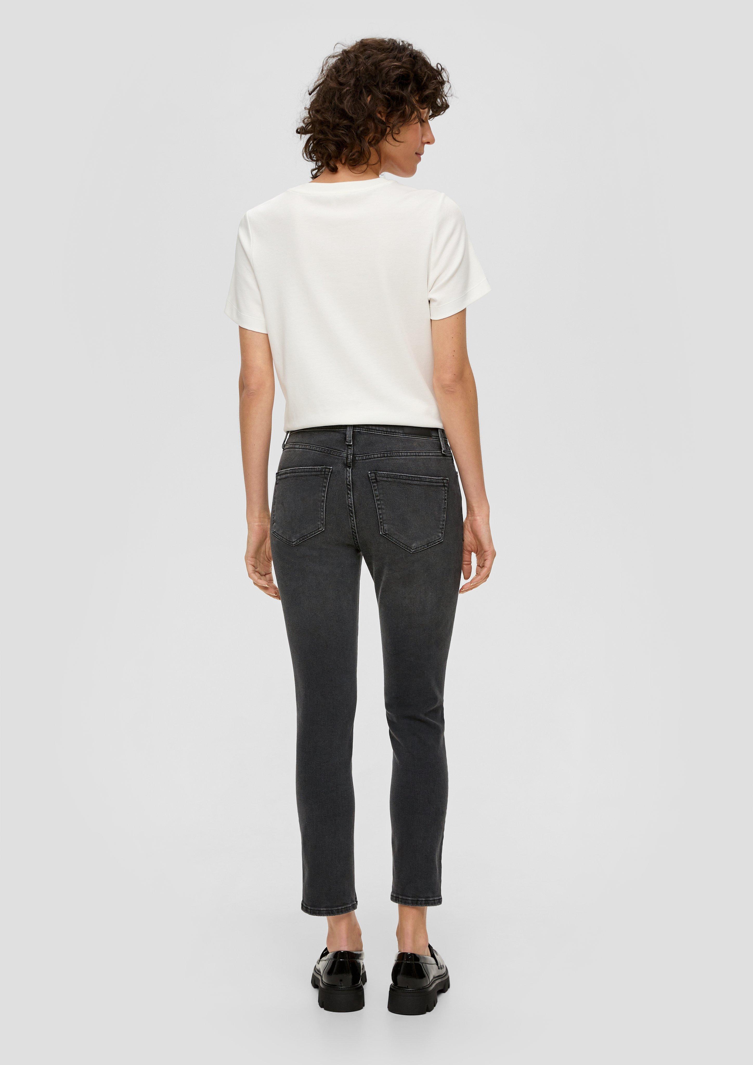 Cropped-Jeans / Slim Fit / Mid Rise / Slim Leg  2120751-97Z6