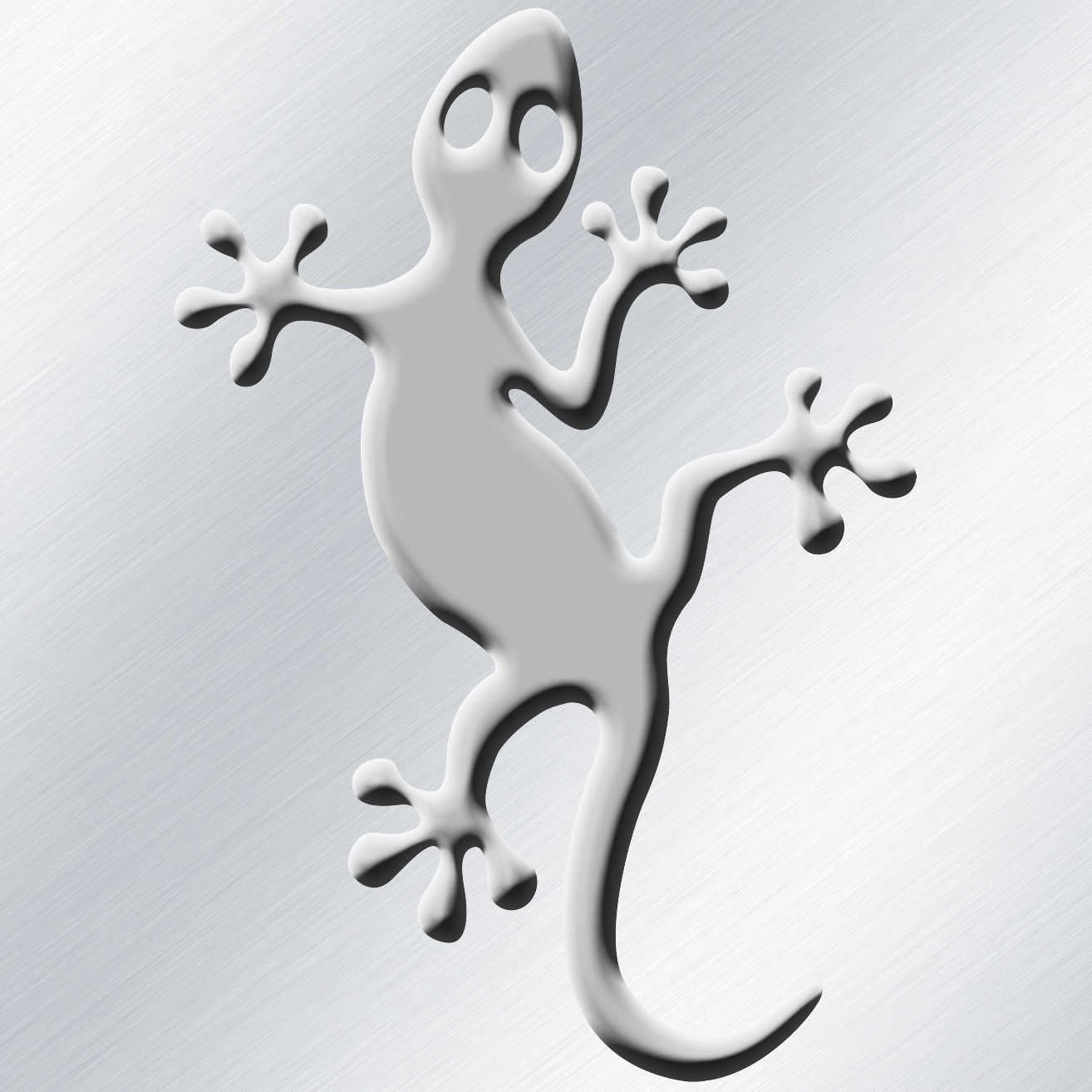 3D Aufkleber Gecko - ATU