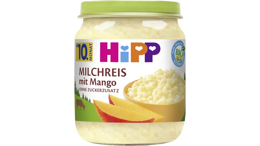 HiPP Bio Kleine Mehlspeise Milchreis mit Mango 200 g