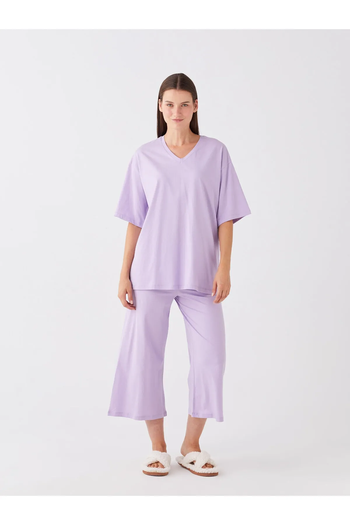 LC Waikiki  Pyjama set - Lila - Unifarben