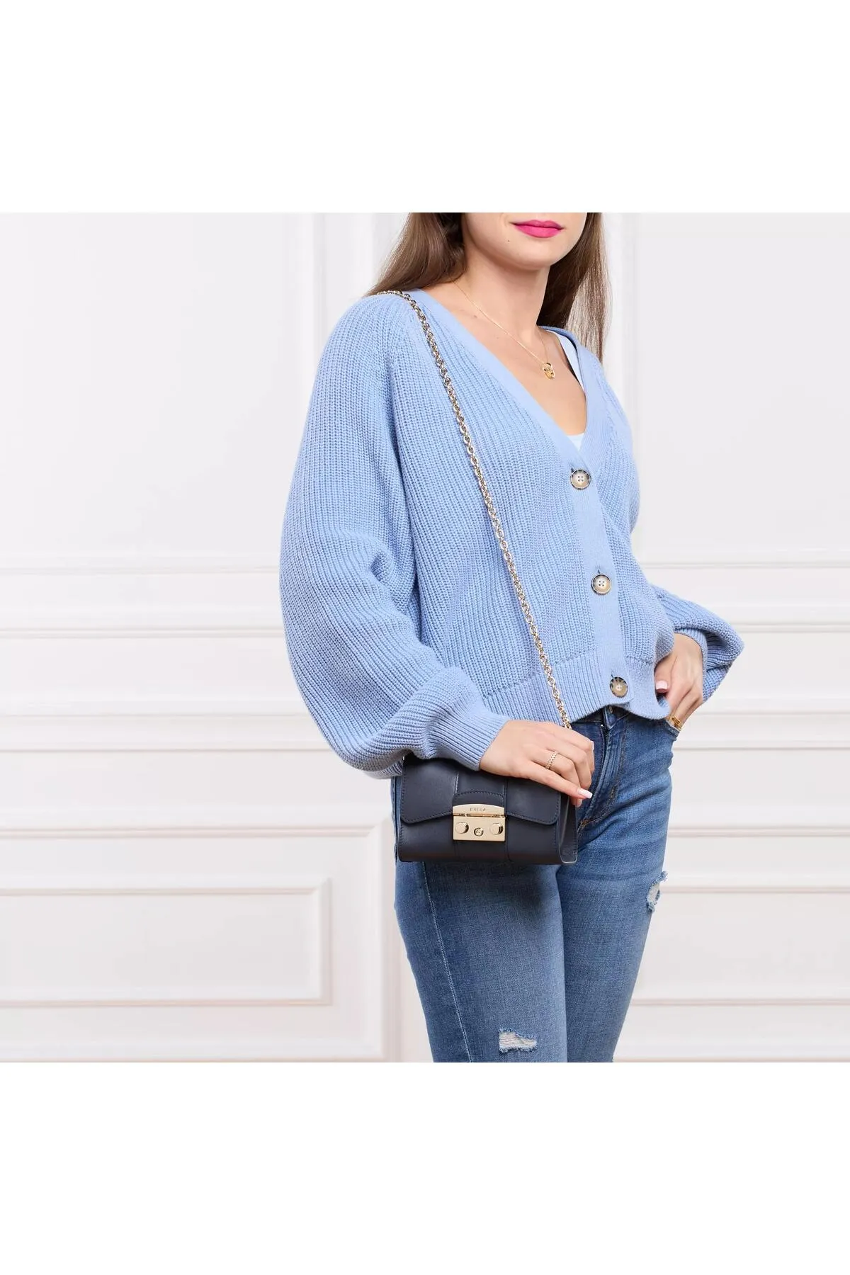 FURLA  Metropolis Mini Crossbody Remix Mediterraneo
