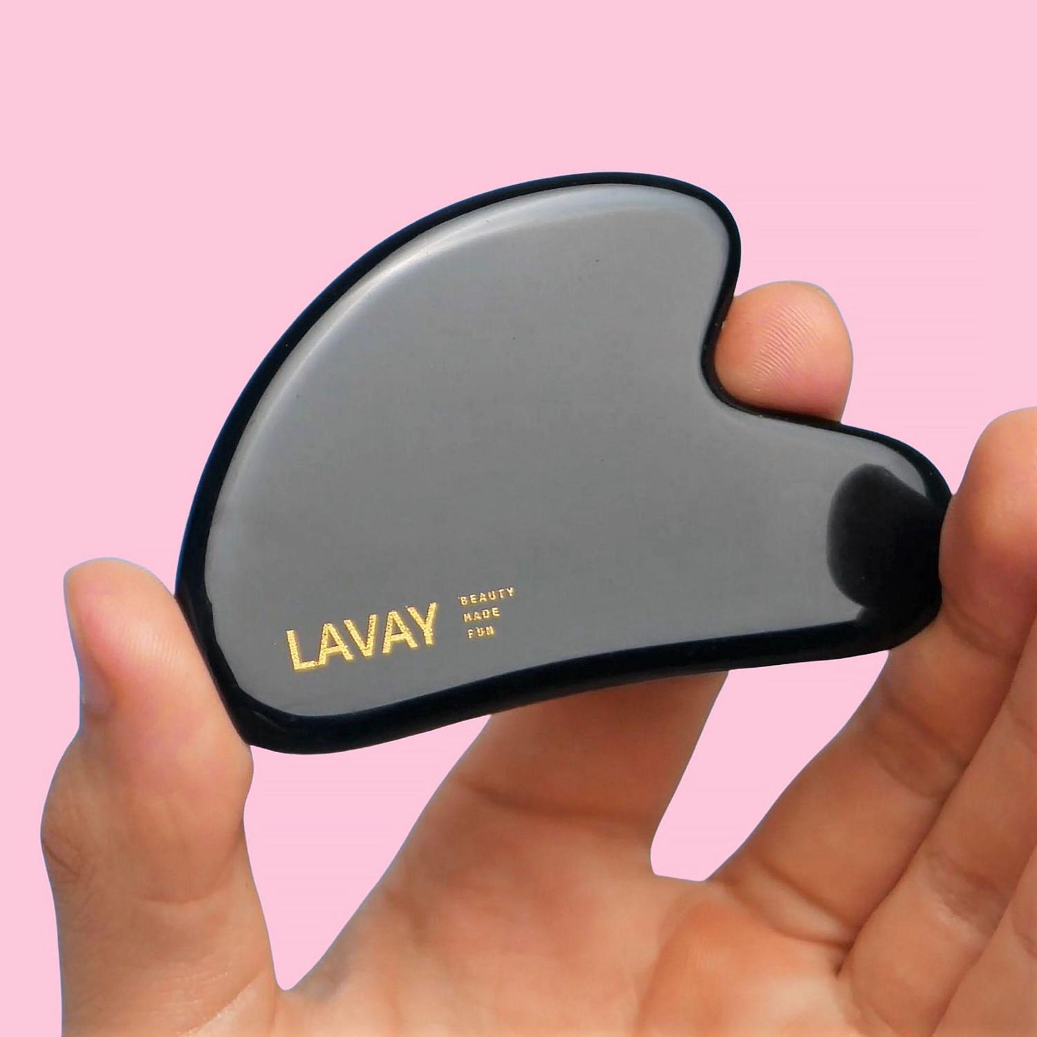 Gua Sha – Lifting tool – Black Obsidian