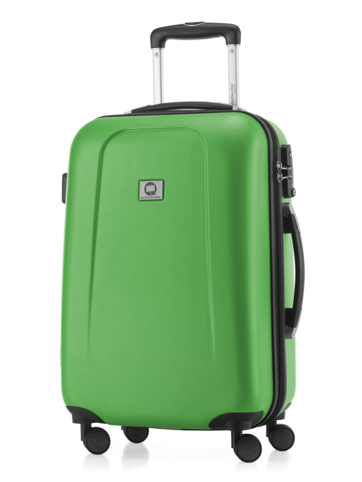 Hauptstadtkoffer Wedding - Handgepäck-Koffer 4 Doppelrollen Hand Luggage TSA in Hellgrün günstig kaufen S