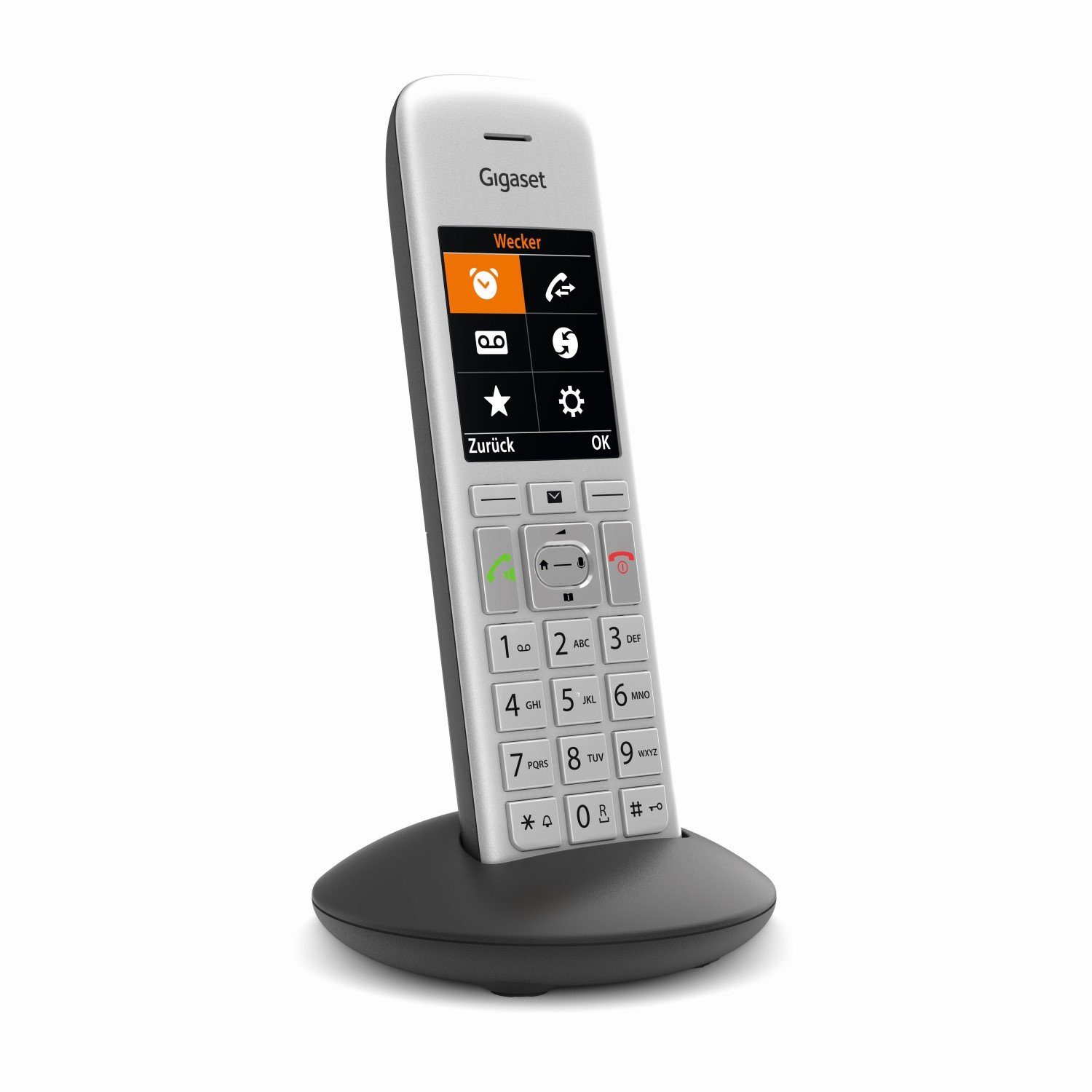 Gigaset CE575HX Festnetztelefon (Mobilteile: 1, Freisprechfunktion, Anruferkennung, Kabellos)