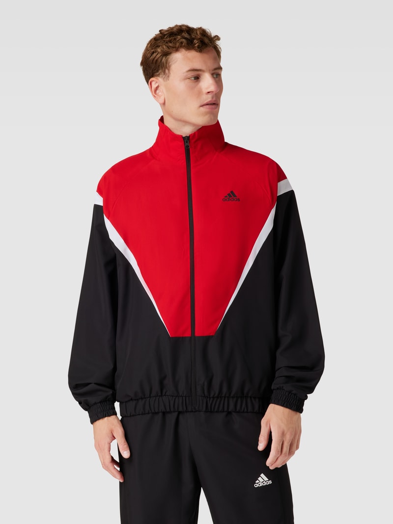 Sweatanzug mit Label-Details in schwarz
