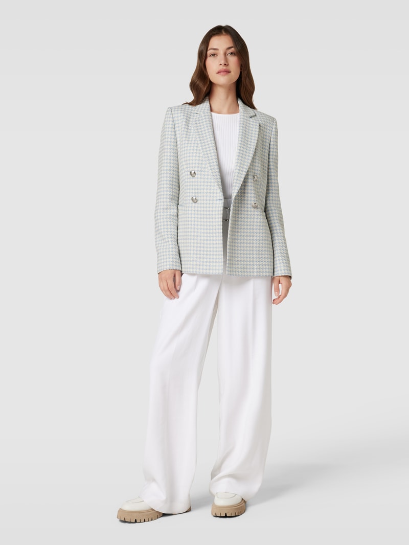 Damen Blazer in Bouclé-Optik in rauchblau