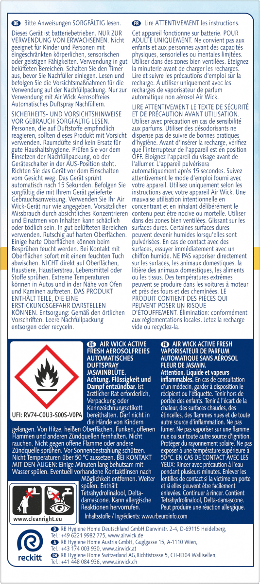 Lufterfrischer Active Fresh Jasmin, 1 St