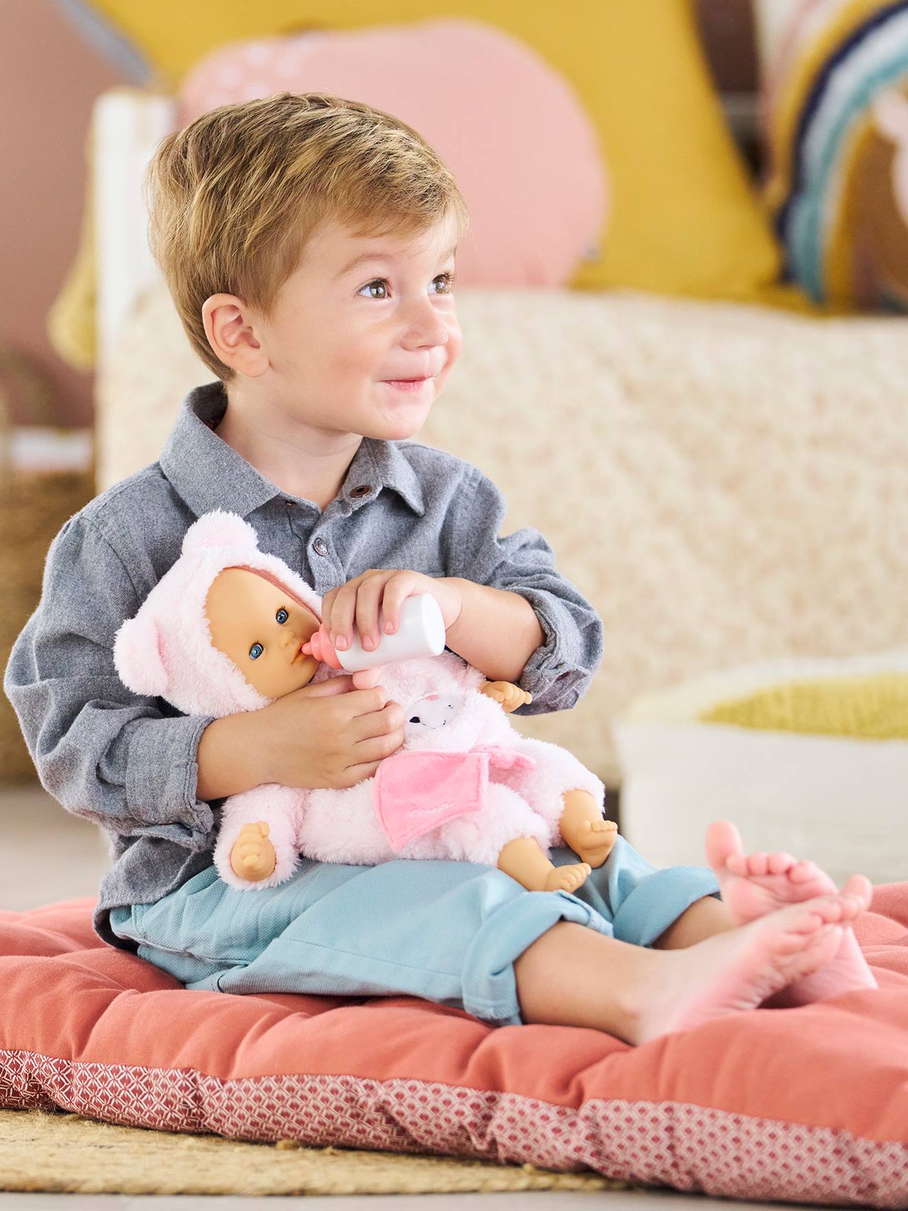 Corolle Babypuppe Câlin ourson d'amour COROLLE - rosa