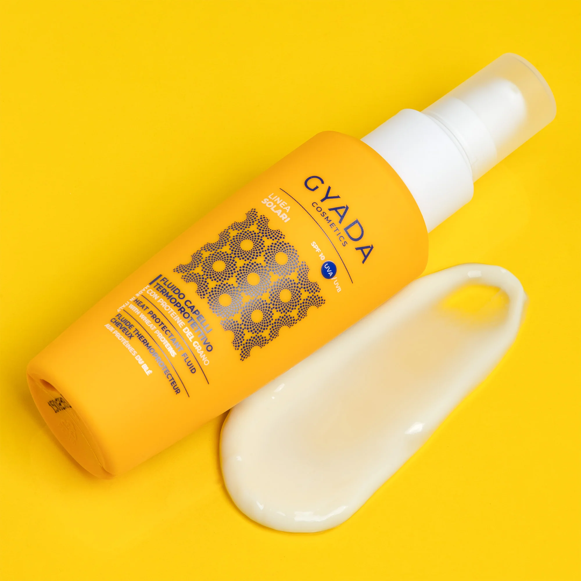 Solari Tepelne ochranný vlasový fluid s SPF 10 - Stylingový a finálny vlasový krém, vlasová kúra s ochranou pred slnkom