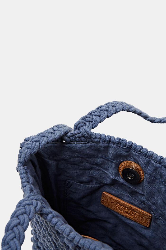 Mini Tote Bag aus 100 % gehäkelter Baumwolle