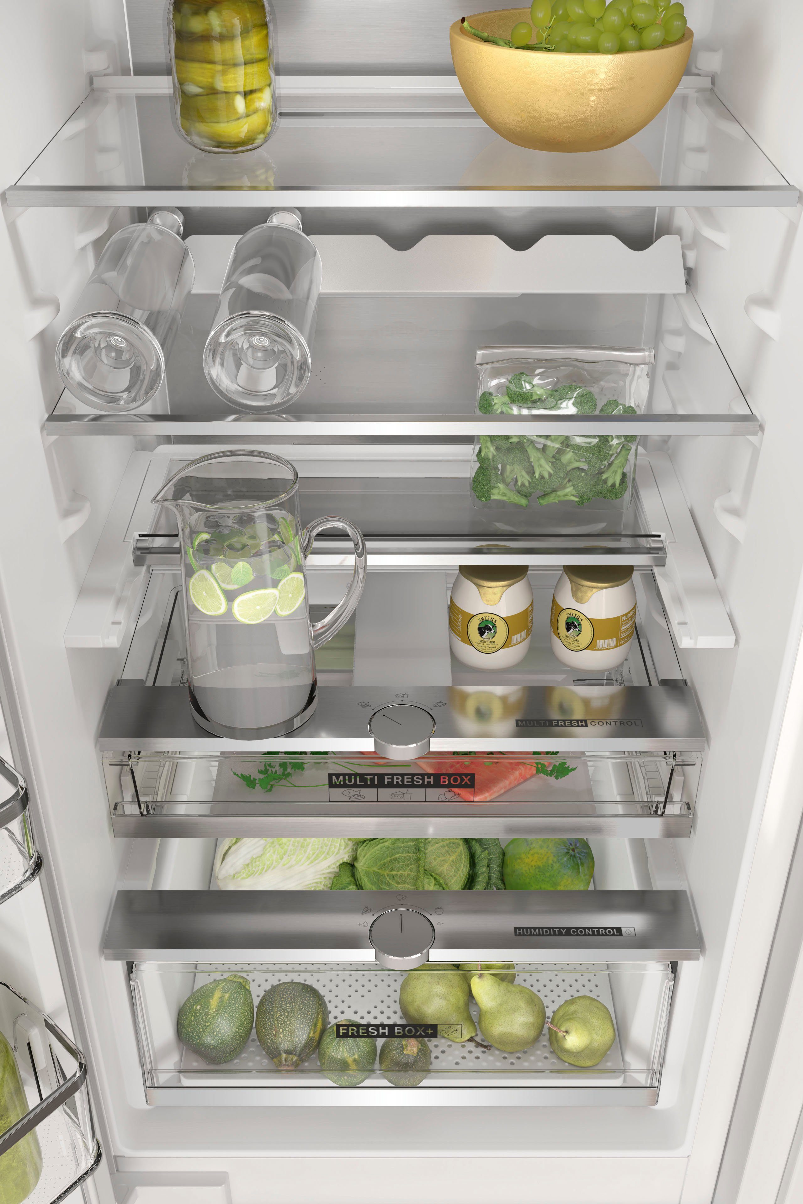 BAUKNECHT Einbaukühlgefrierkombination KGITN 18MMF3, 177 cm hoch, 55,7 cm breit