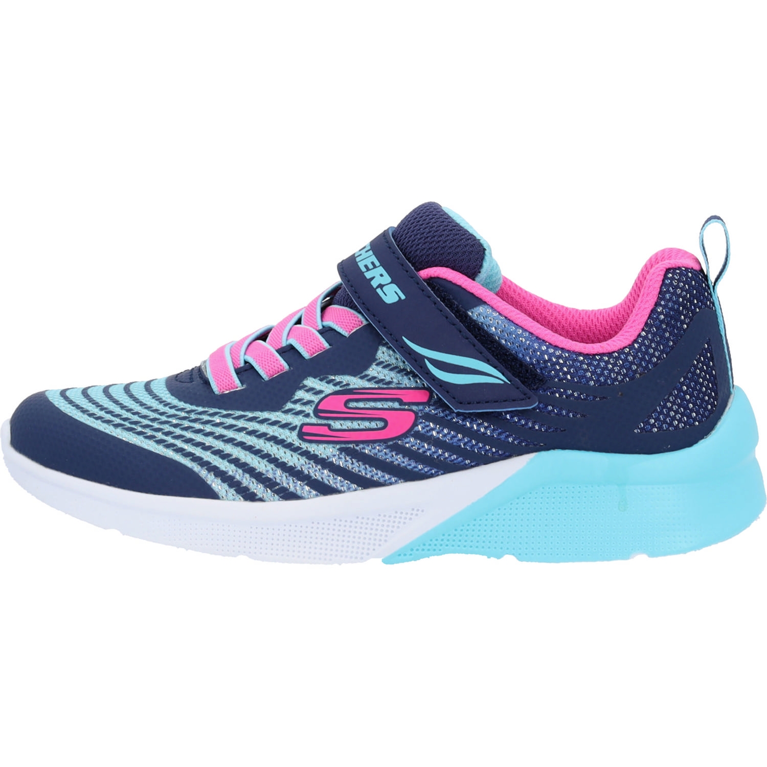 Skechers 302349L, Halbschuhe (Kinder), Kinder, Blau (Navy/Multi)