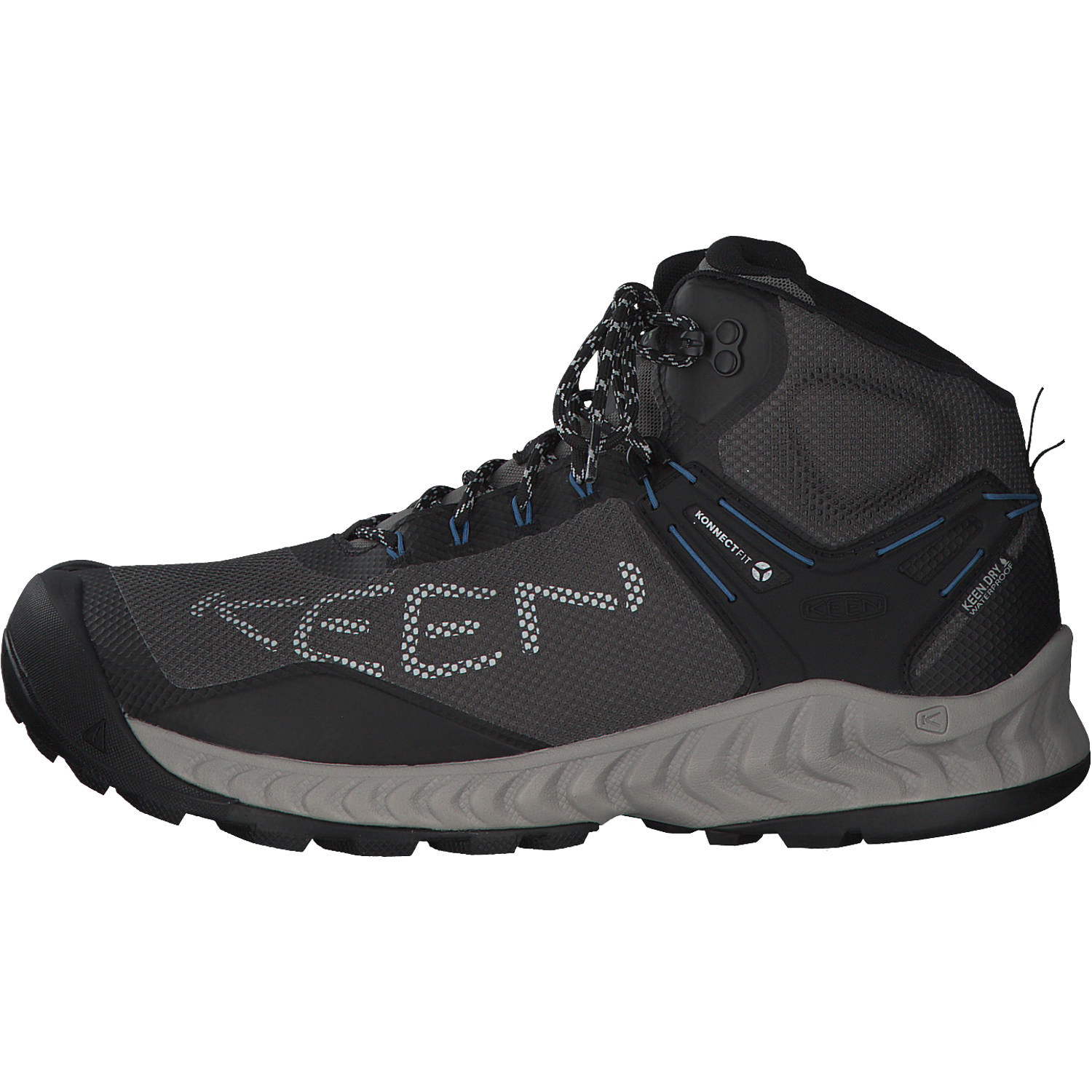 Keen Nxis Evo Mid WP 1026108, Trekkingstiefel, Herren, magnet/bright cobalt