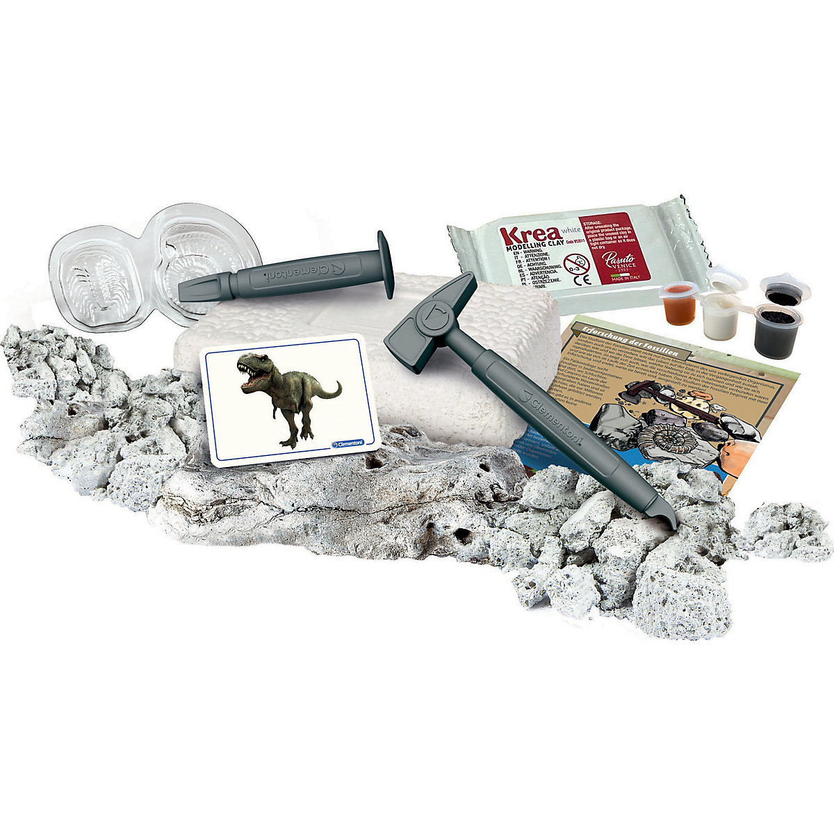 Galileo Discovery - Ausgrabungs-Set T-Rex & Fossil Modellier-Set