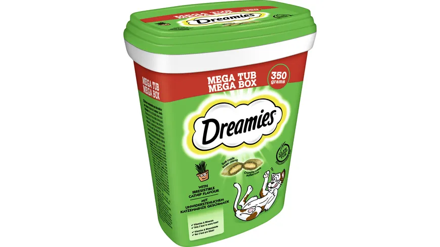 DREAMIES™ Katzenleckerli mit Minze Geschmack Mega Box 350 g