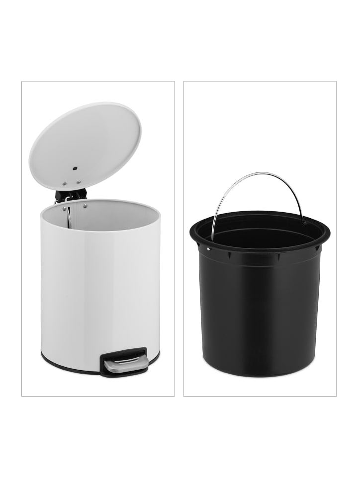 relaxdays Kosmetikeimer in Weiß - 5 Liter günstig kaufen onesize