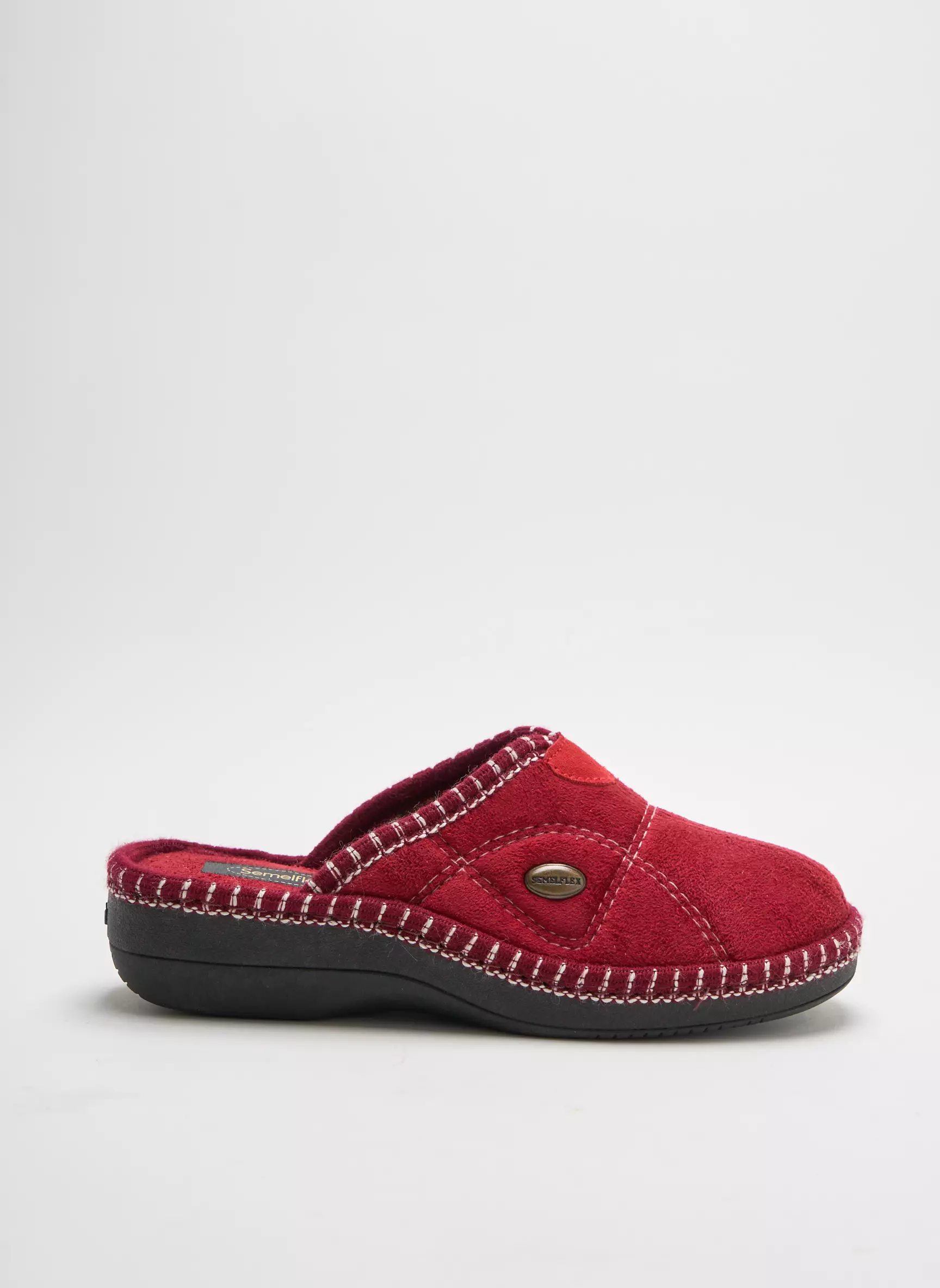 Semelflex Chaussons Femme couleur rouge