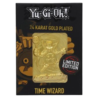 Yu-Gi-Oh! Replik Karte Time Wizard (vergoldet)