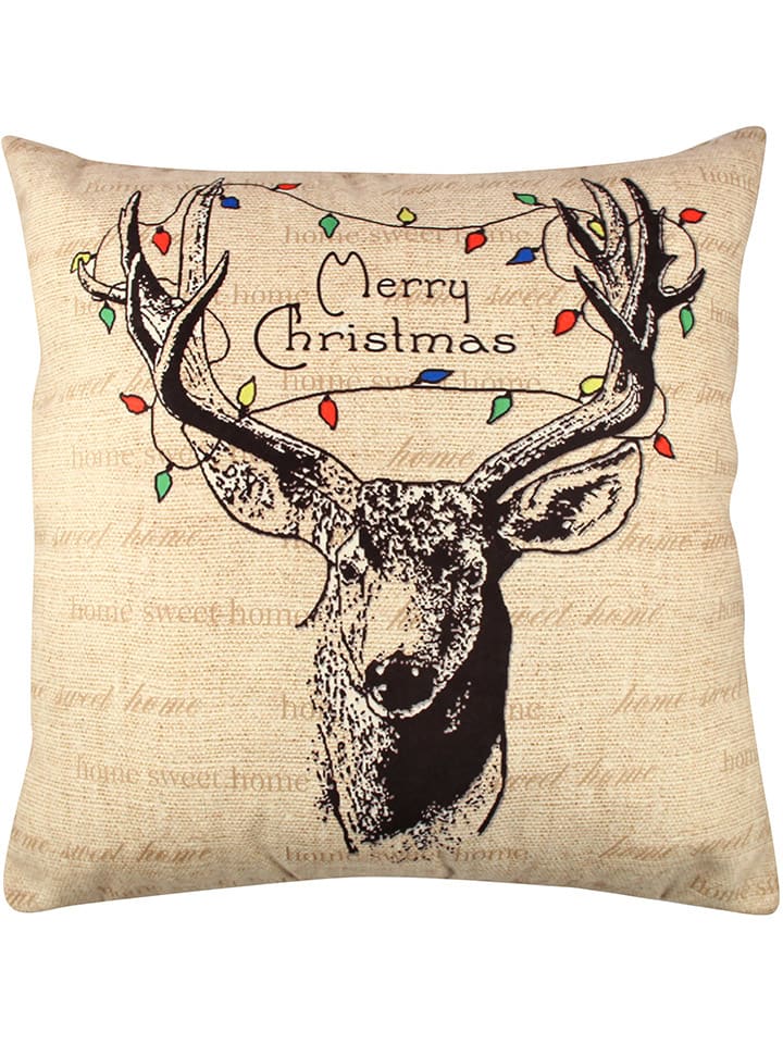 ABERTO DESIGN Kissen in Beige günstig kaufen 43x43 cm