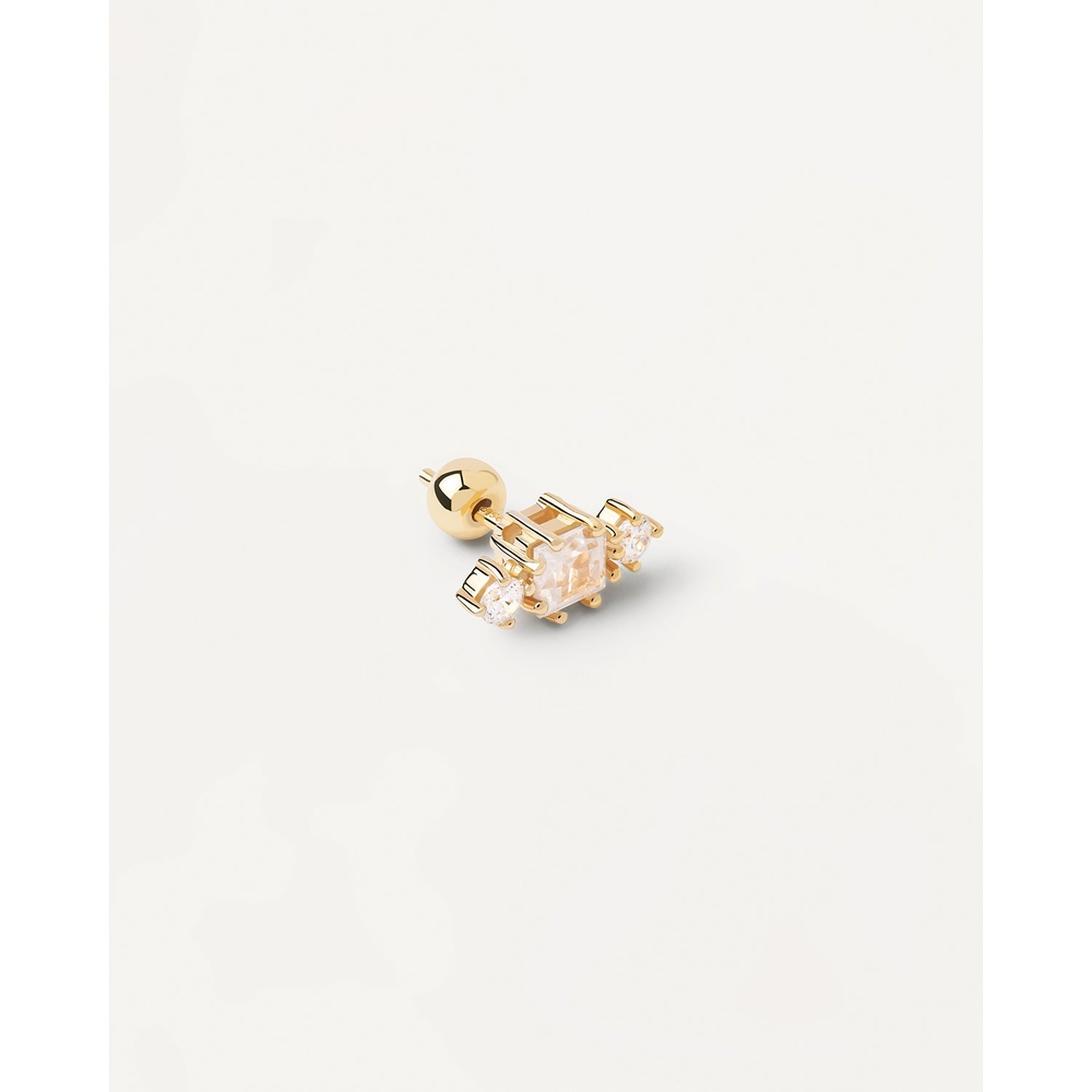 P D Paola Boucle d'oreille unique 925 Argent Boucles d'oreilles