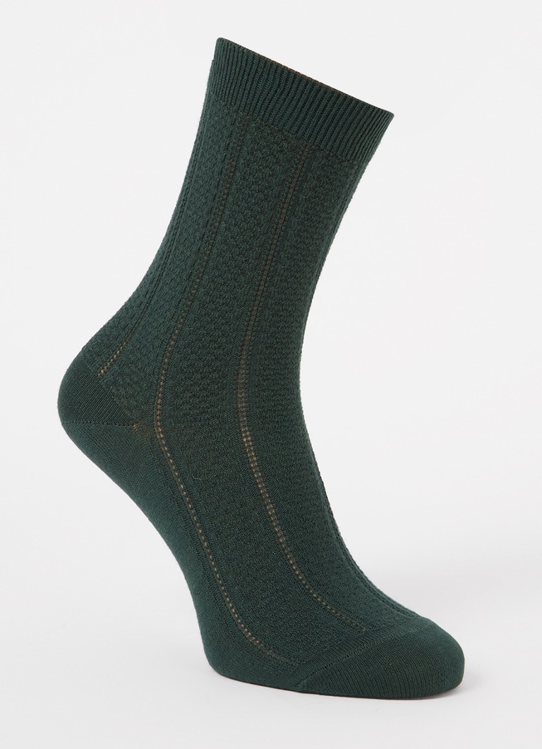 Falke Needlepoint zeķes no vilnas maisījuma