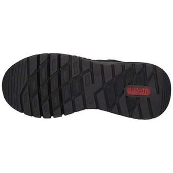 Rieker Slip On Sneaker in schwarz