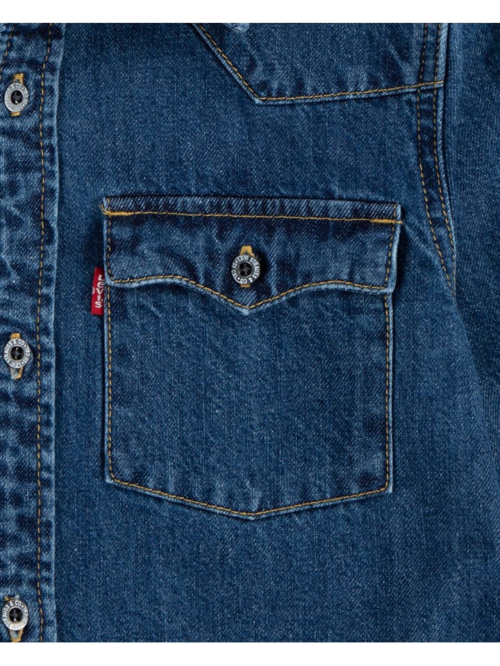 Levi's Kids Jeanshemd in Blau günstig kaufen