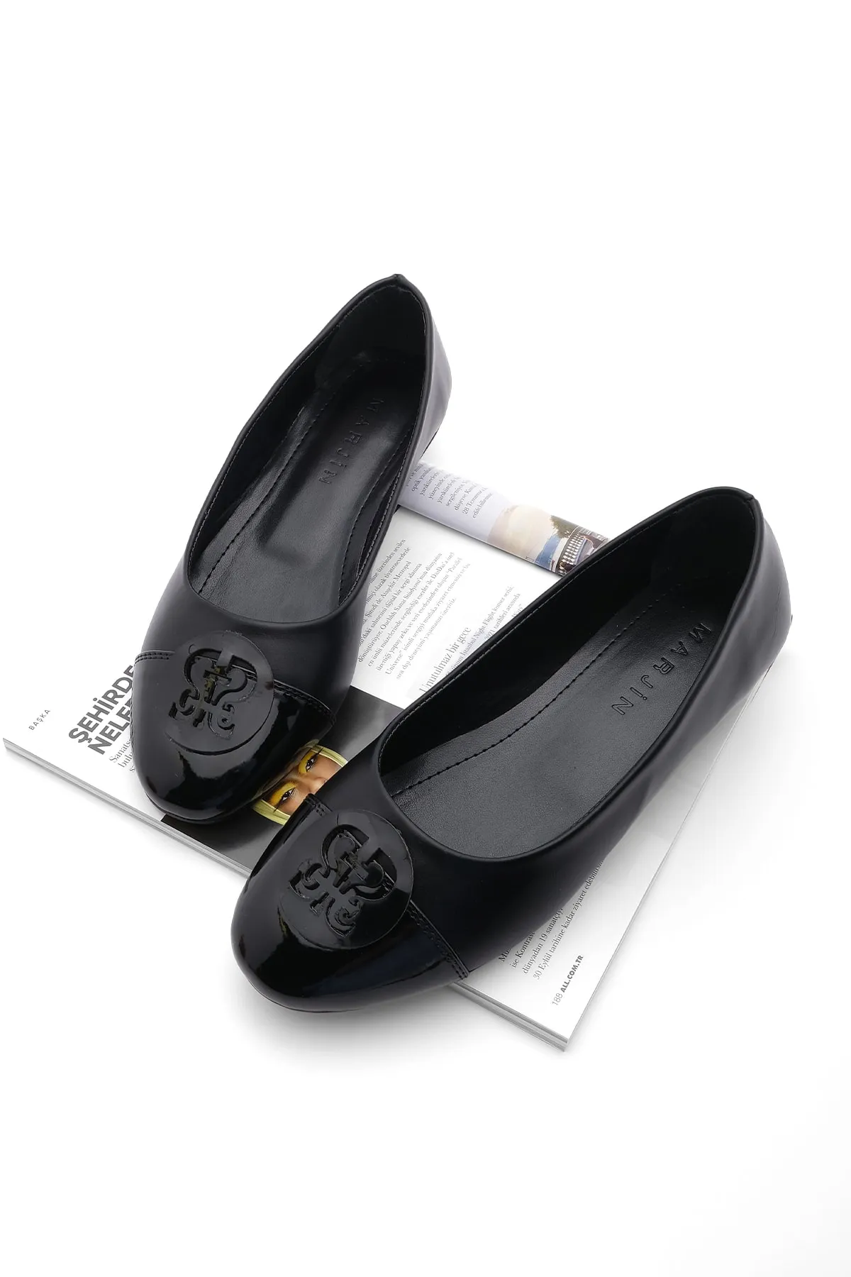 Marjin  Ballerina - Schwarz - Flacher Absatz