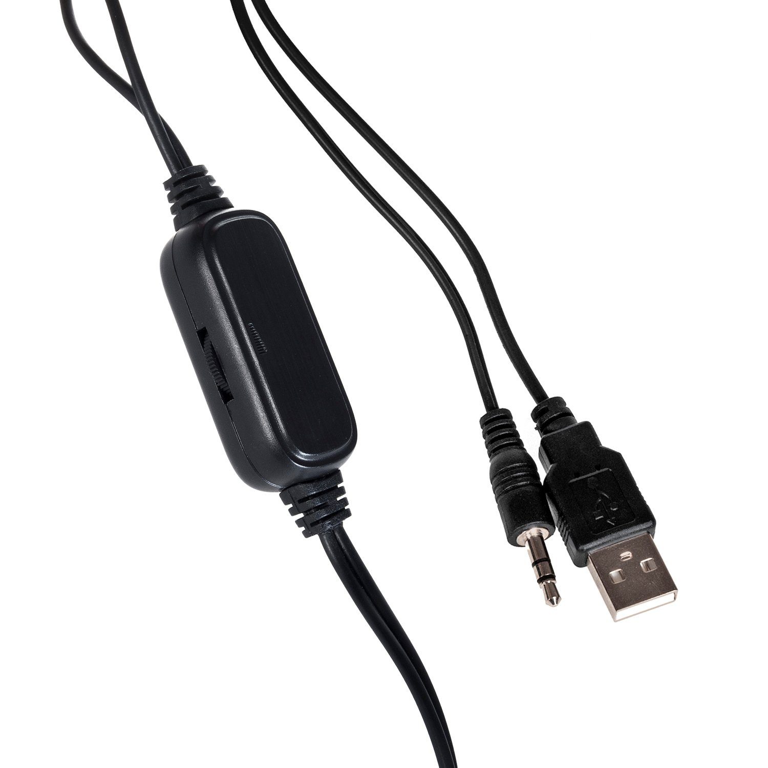 Audiocore AC855 Lautsprecher (mit LED-Beleuchung, AUX 3,5mm Klinkenstecker, USB-Stromversorgung)