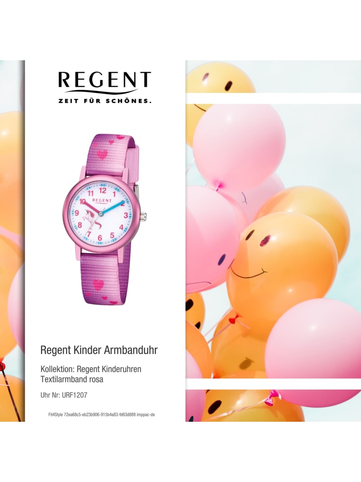 Regent Analog-Armbanduhr Regent Kinderuhren rosa klein (ca. 29mm) günstig kaufen onesize