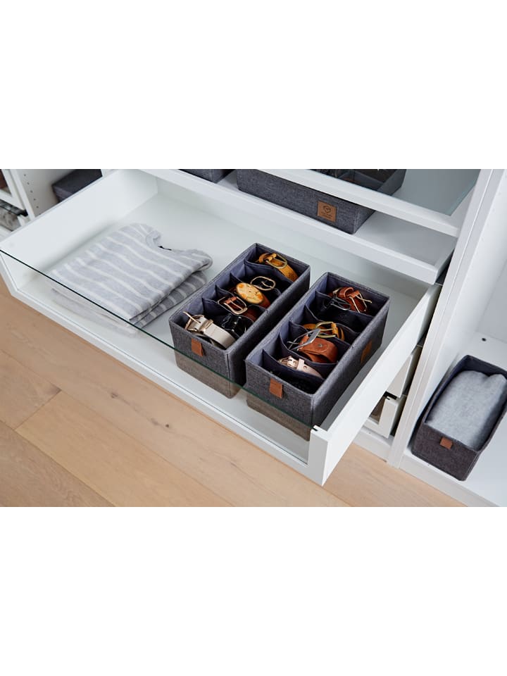 STORE IT 2er-Set: Organizer in Grau - (B)30 x (H)15 x (T)15 cm günstig kaufen onesize