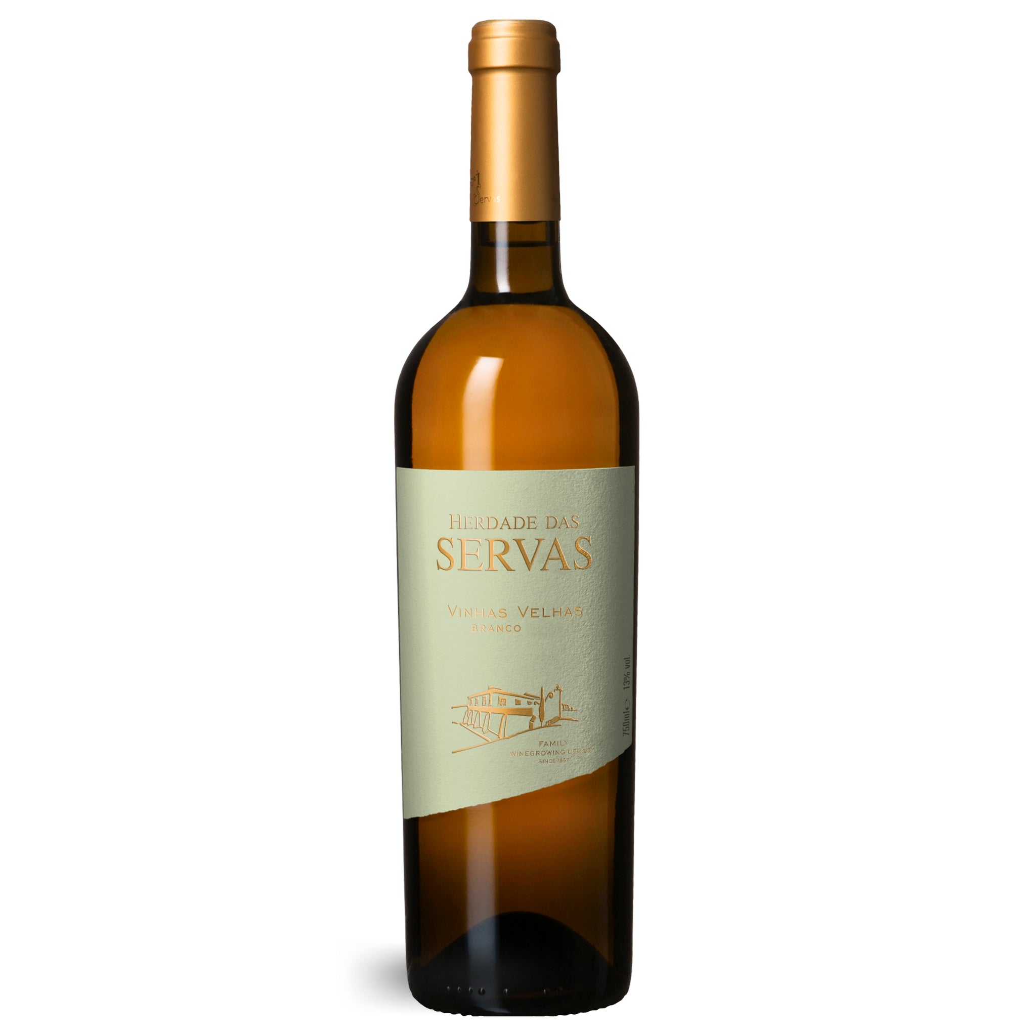 HERDADE DAS SERVAS VINHAS VELHAS WEISSWEIN 2020 (3er-Set mit edler Weinkiste)