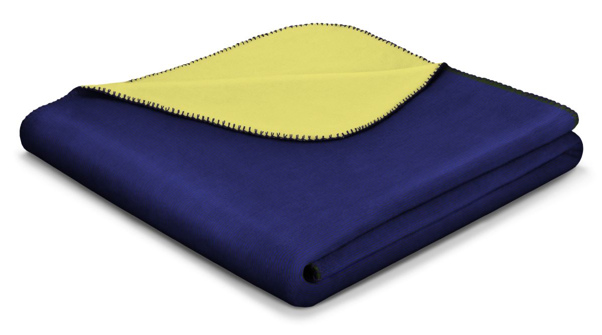 Heimdecke Doubleface Night-Lemon 150 x 200 cm