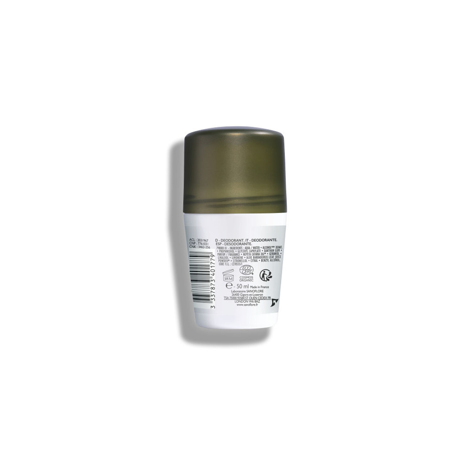 Sanoflore 24h Coton Déo Roll-On 2x50 ml